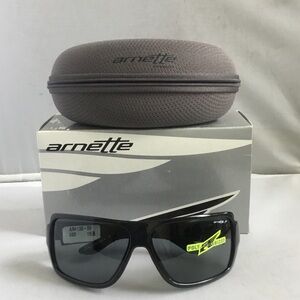 Arnette Black Sunglasses with Gray Case and Box